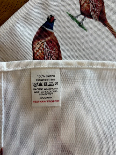 Pheasant Tea Towel