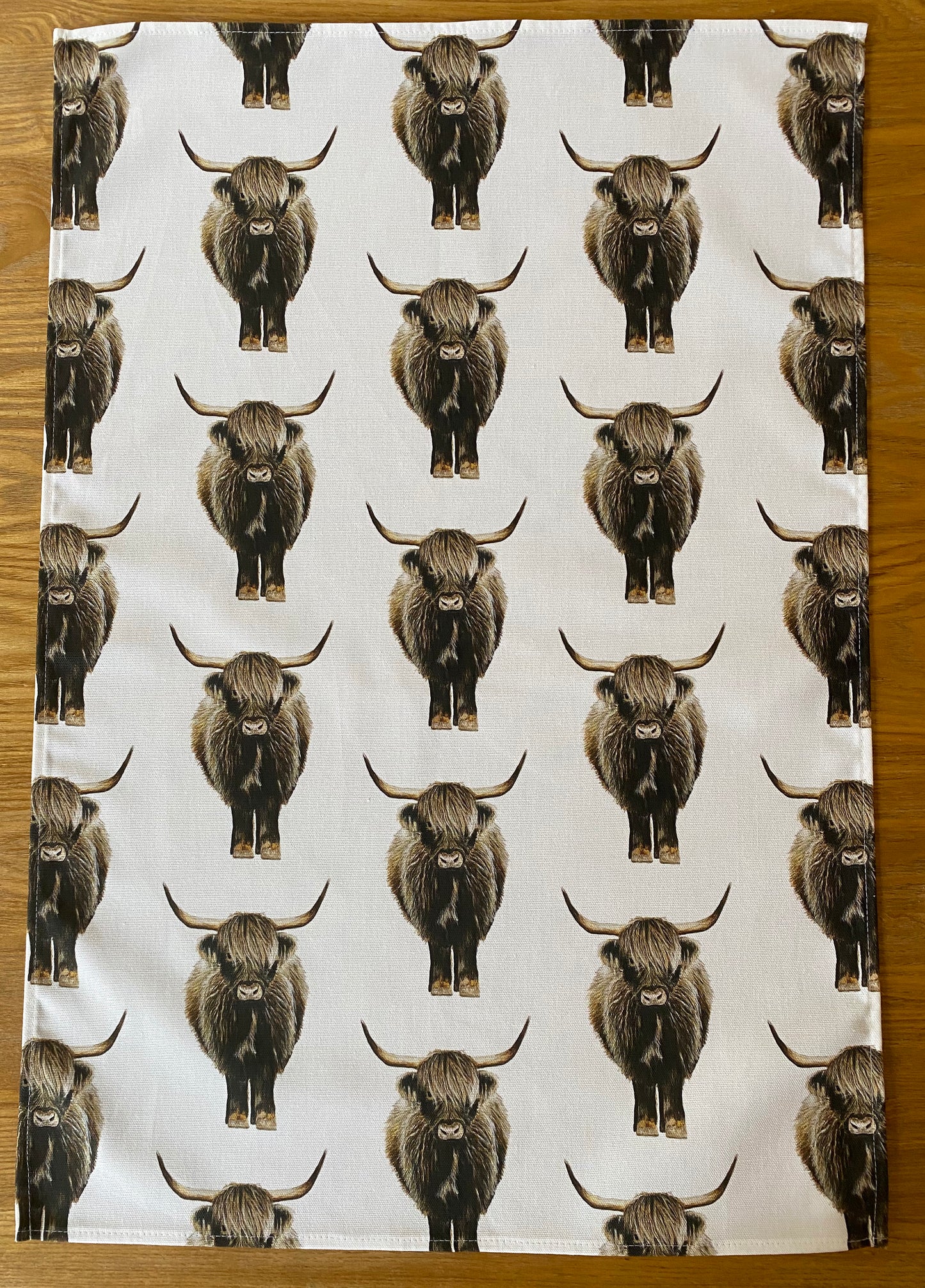 Highland Cow Multi Tea Towel