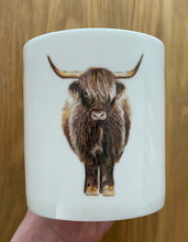 Load image into Gallery viewer, Highland Cow Bone China Mug
