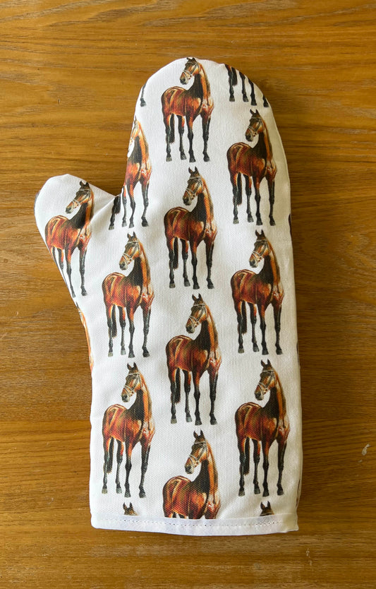 Horse Single Oven Mitt