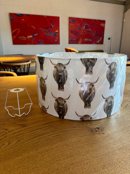 Highland Cow Large Lampshade