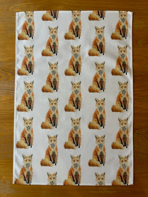 Fox Tea Towel