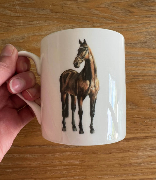 Horse Bone China Mug