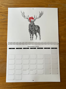 Jolly Wild Calendar 2024