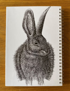 Luxury Hardback Rabbit A5 Notebook