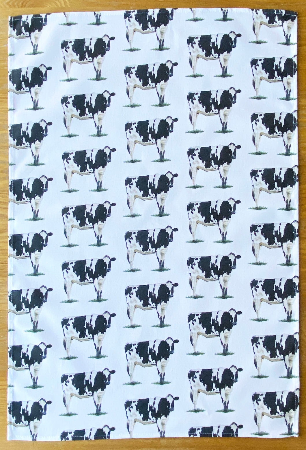 Friesian Cow Tea Towel