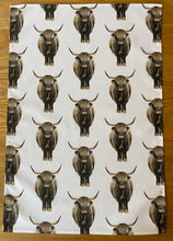Load image into Gallery viewer, Highland Cow Multi Tea Towel NEW
