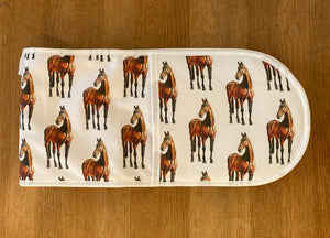 Horse Double Oven Gloves