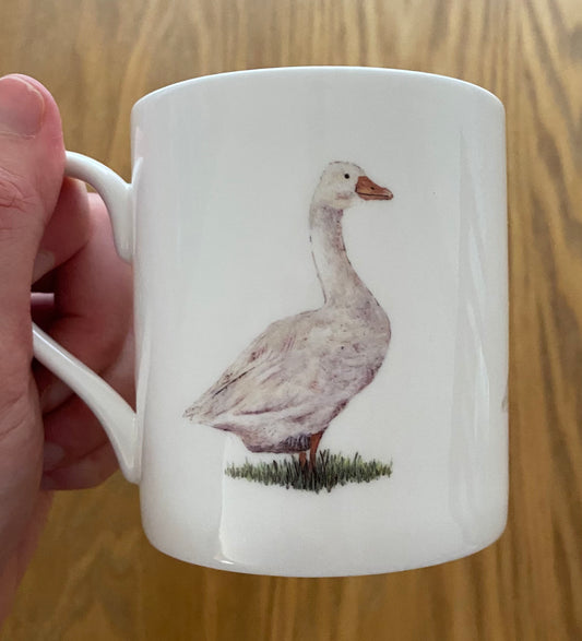 Goose Bone China Mug