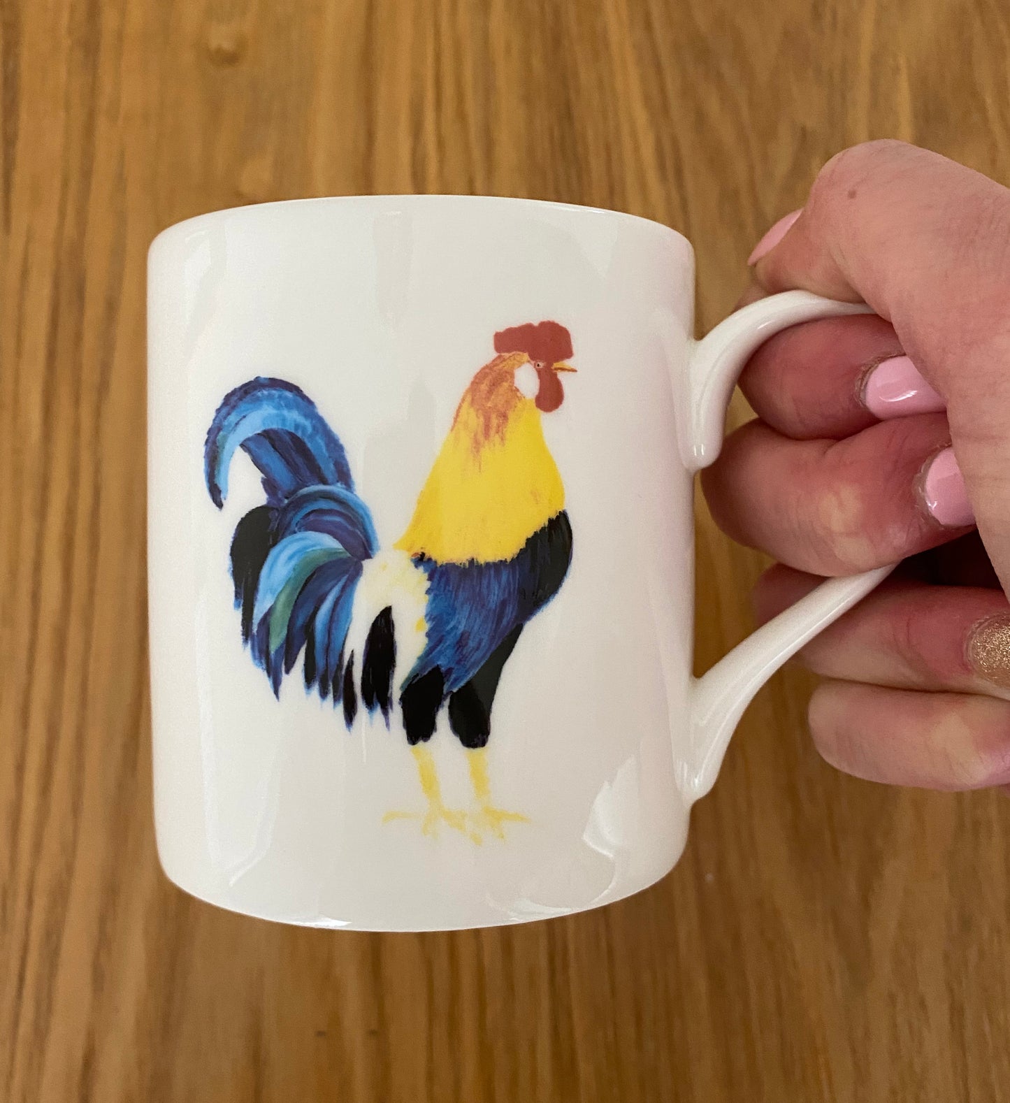 Cockerel Bone China Mug