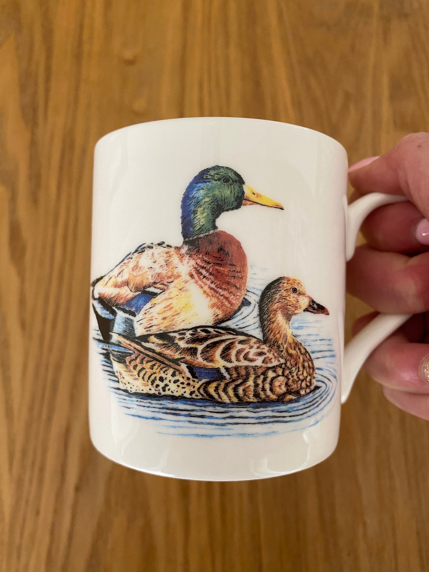 Two Ducks Bone China Mug