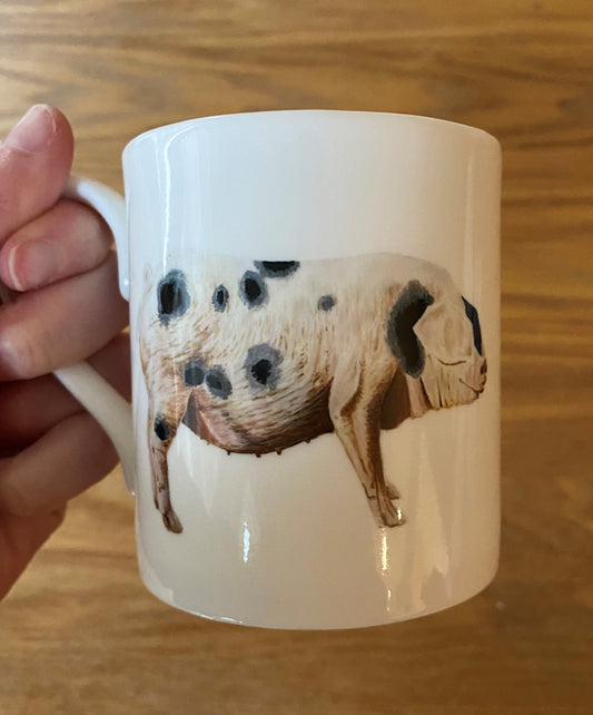 Pig Bone China Mug