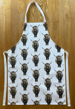 Load image into Gallery viewer, Highland Cow Apron NEW
