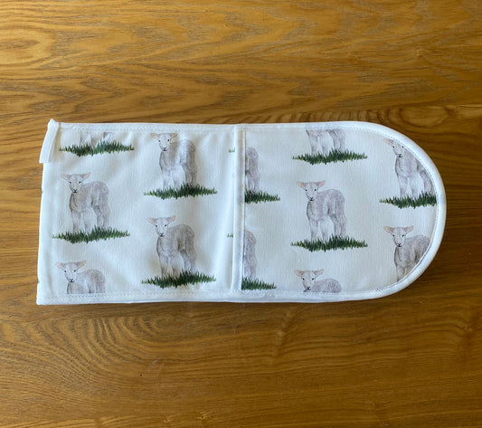 Lamb Double Oven Gloves